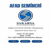 AFAD SEMİNER PROGRAMI